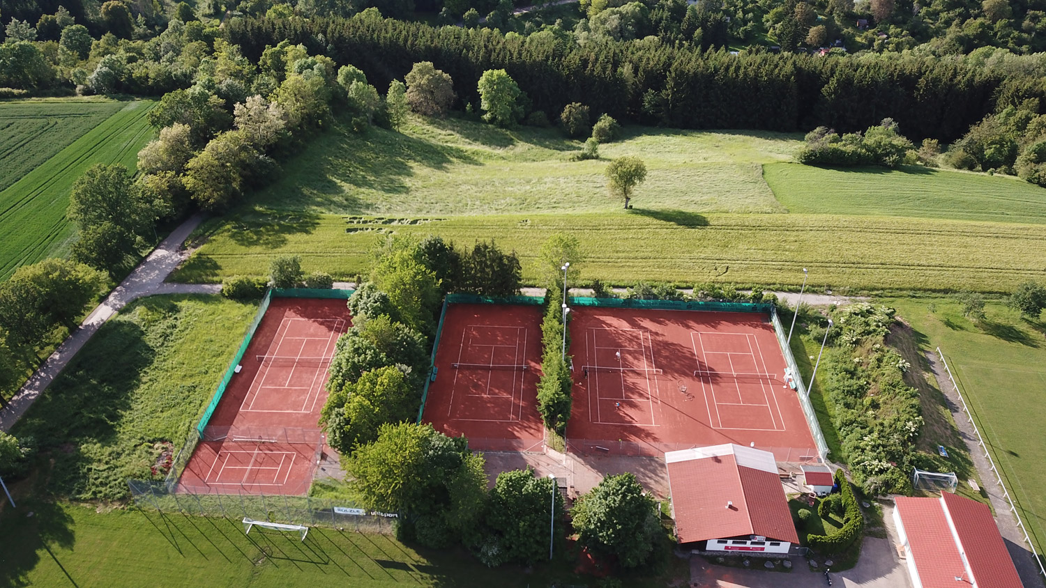 TGRosenfeld_Luftbild_1 TennisGemeinschaft Rosenfeld e.V. Tennis